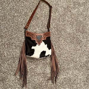 Cowhide Western Purse